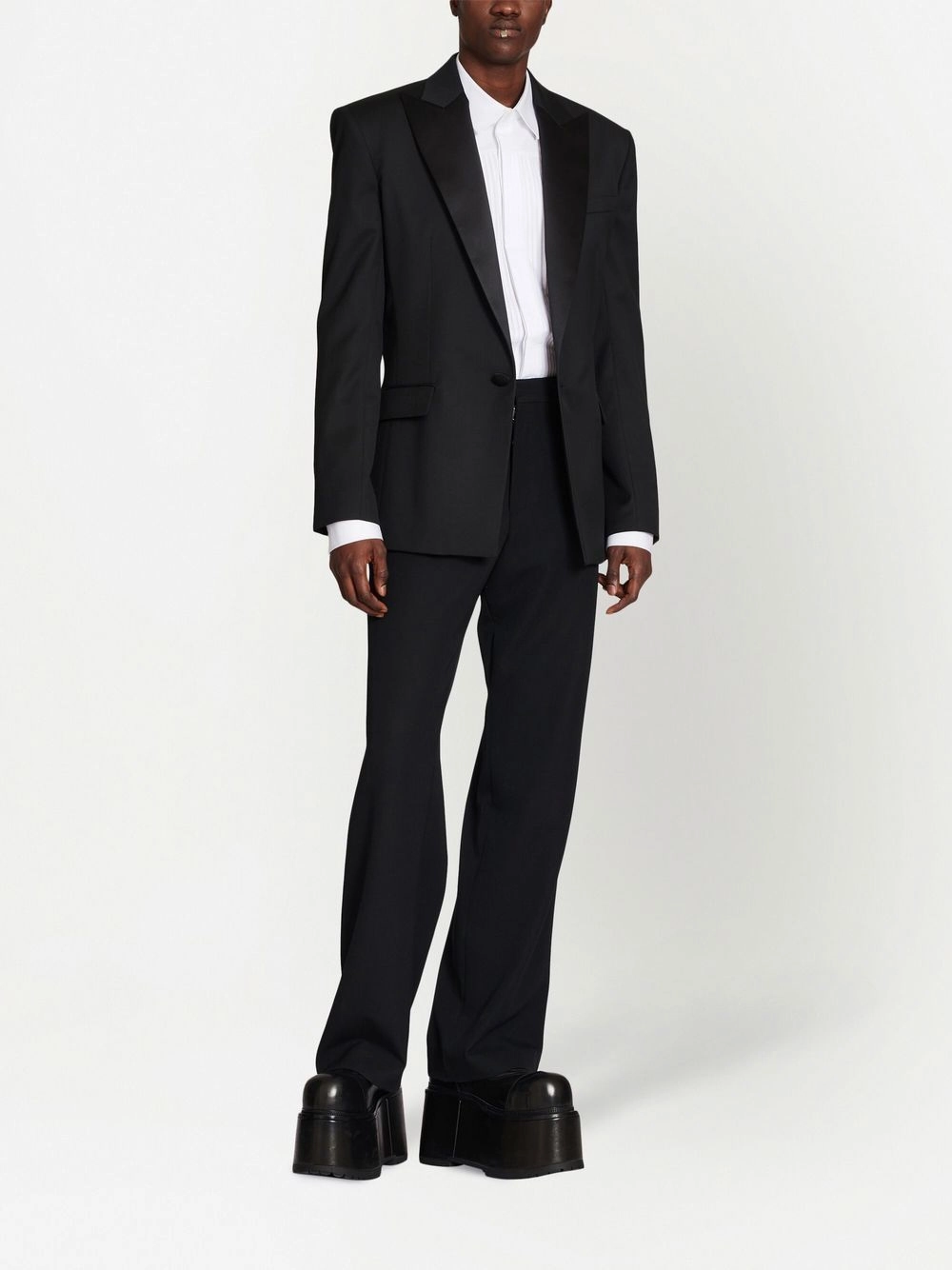 Satin Collar Blazer