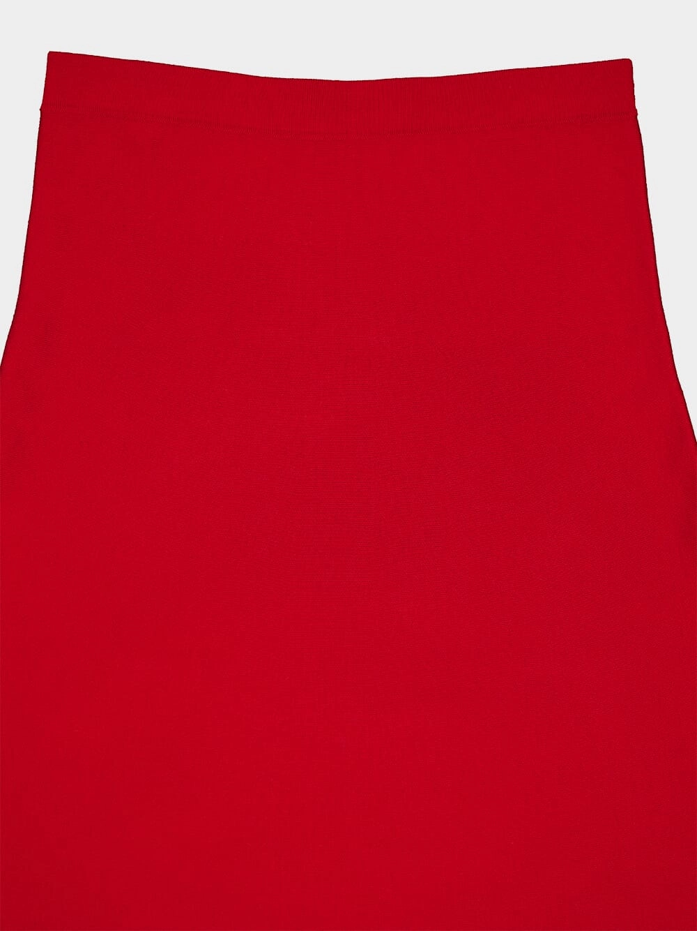 Scarlet Red Freddie Knit Midi Skirt