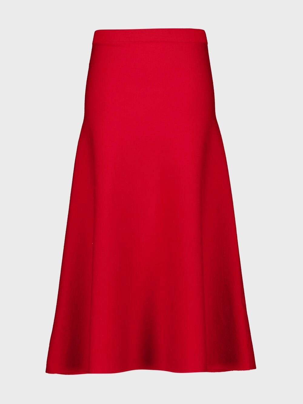 Scarlet Red Freddie Knit Midi Skirt Knitwear Womens - women's knitwear cheap