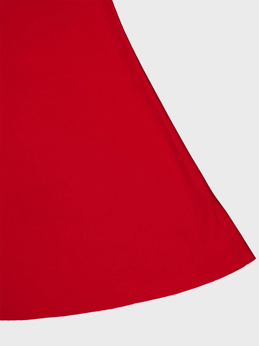 Scarlet Red Freddie Knit Midi Skirt