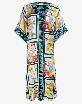 Scenery Maxi Kaftan - Monochrome Garden Swim Womens - bikinis clearance