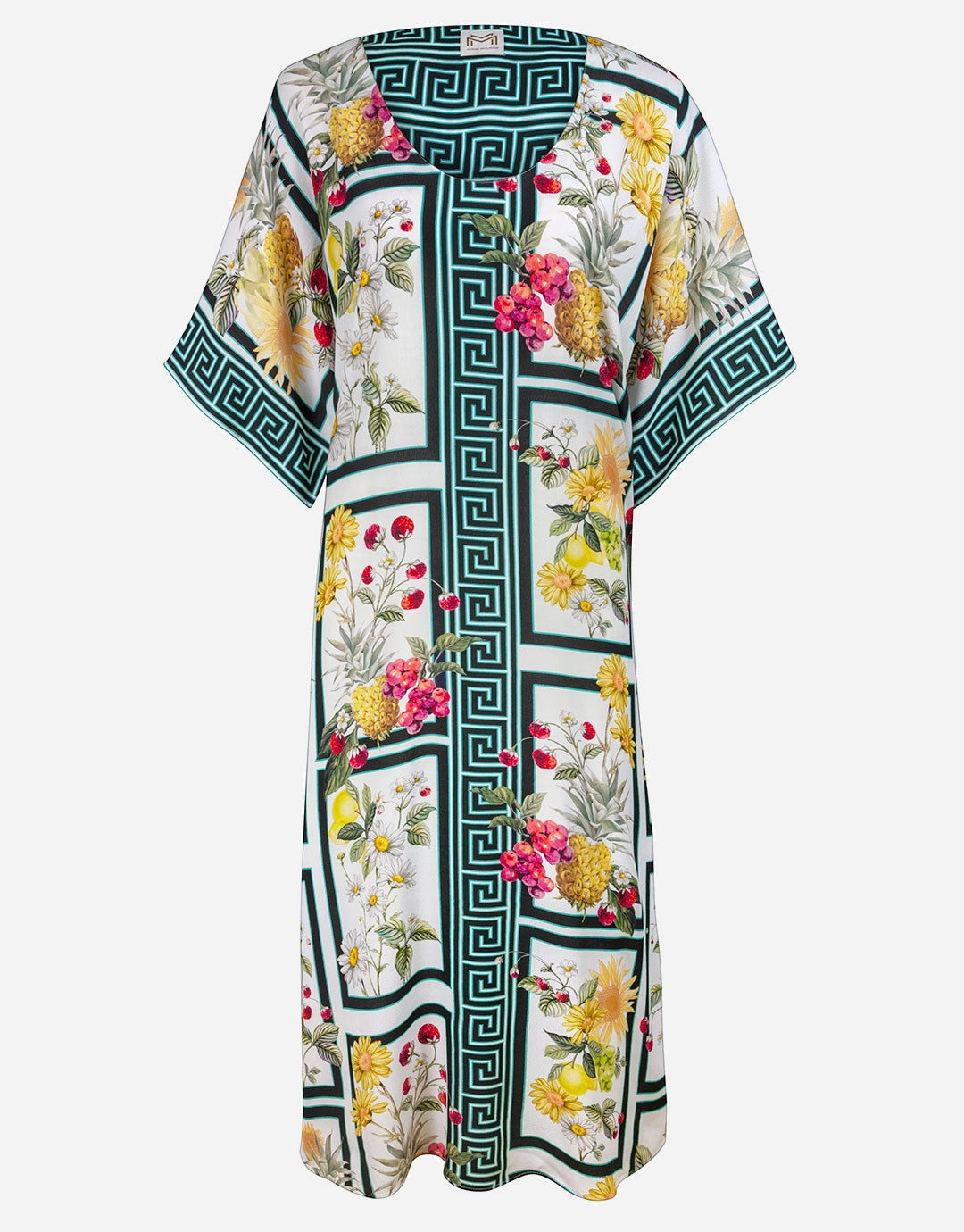 Scenery Maxi Kaftan - Monochrome Garden Swim Womens - bikinis clearance