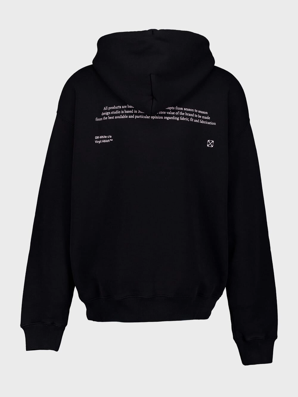 Script Mary Graphic Print Hoodie