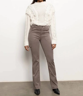 Sculpted Hayden Bootcut In Cocoa womens cropped pants sale