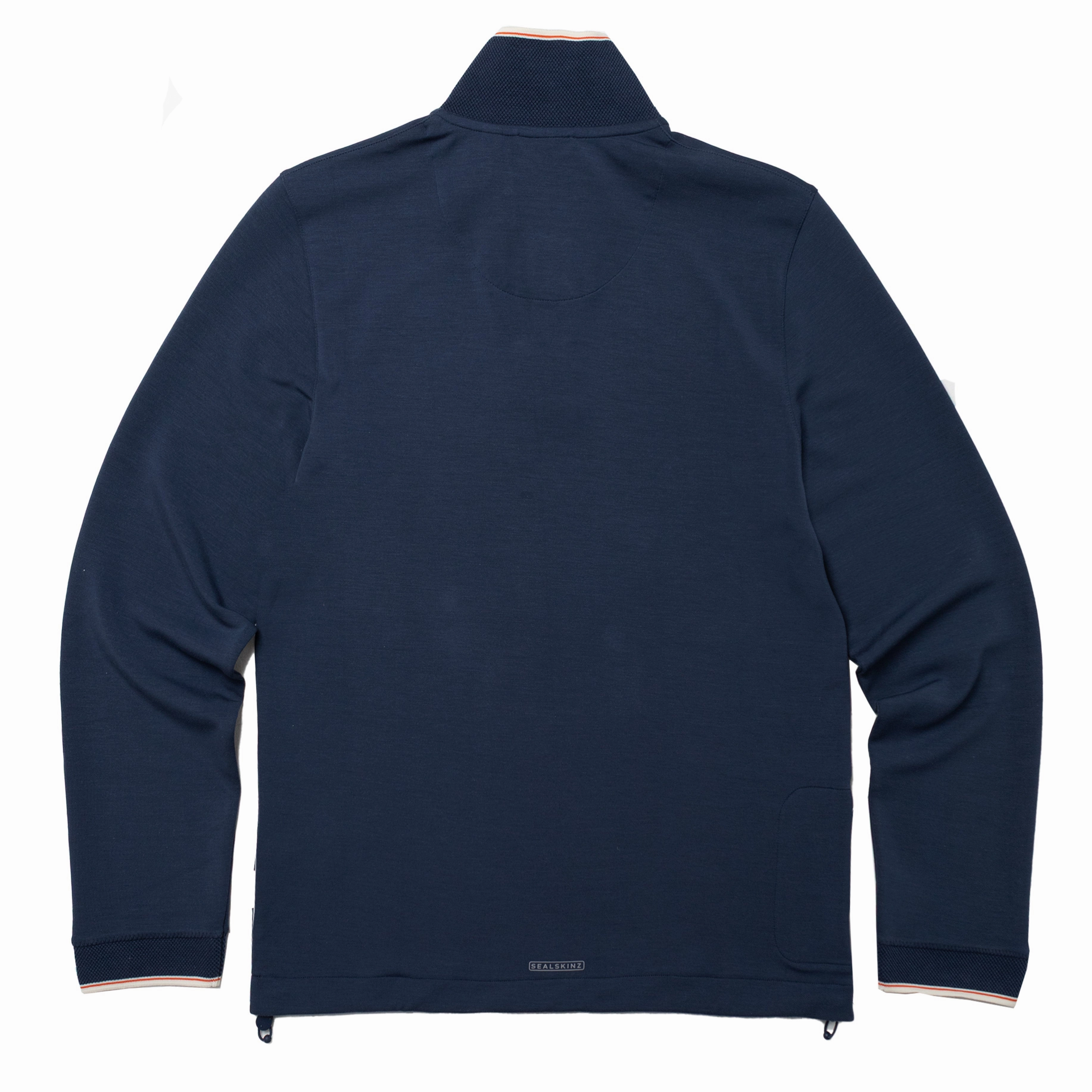 Sealskinz Saxthorpe Funnel Neck 1/2 Button top Navy