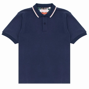 Sealskinz Stalham Polynosic Tipped Collar Polo Shirt Navy mens t-shirts outlet