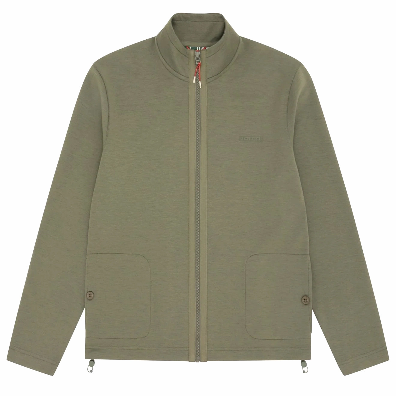 Sealskinz Tibenham Water Repellent Full Zip Sweatshirt Green mens long sleeves cheap