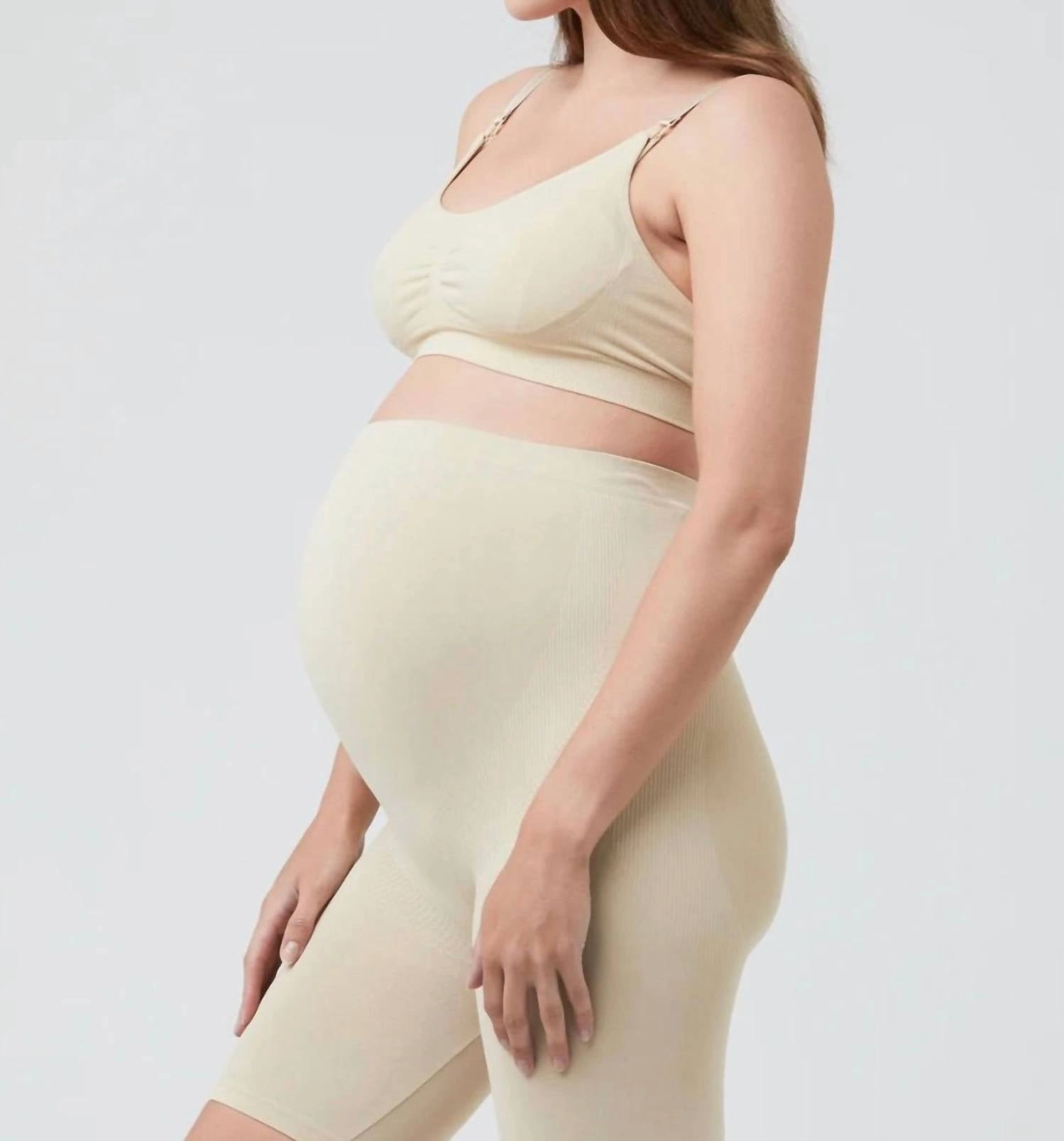 Seamless Nursing Bra In Natural