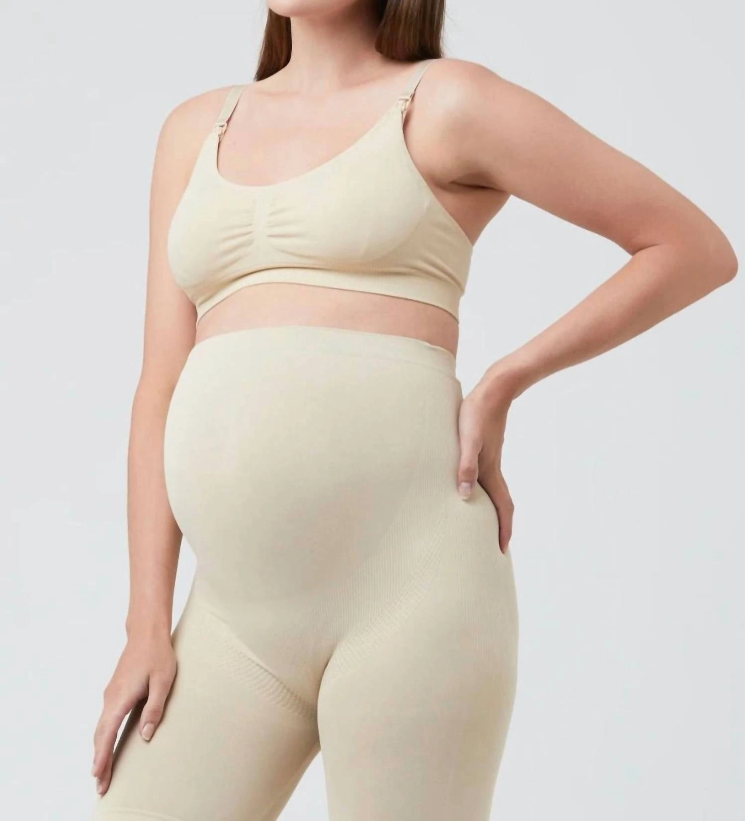Seamless Nursing Bra In Natural