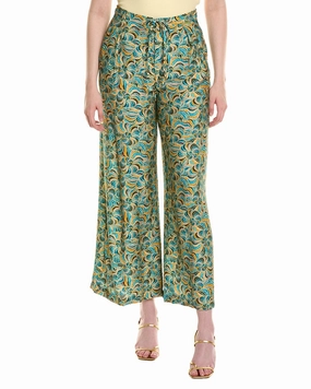 See U Soon Paisley Wide Leg Pant womens corduroy pants cheap