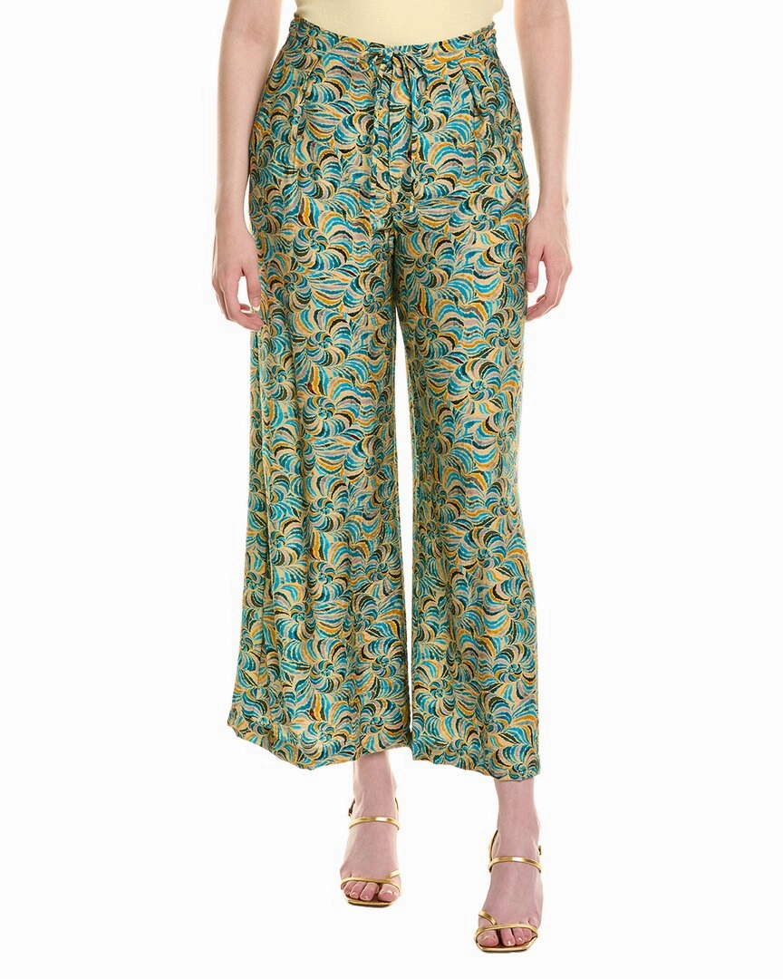 See U Soon Paisley Wide Leg Pant womens corduroy pants cheap