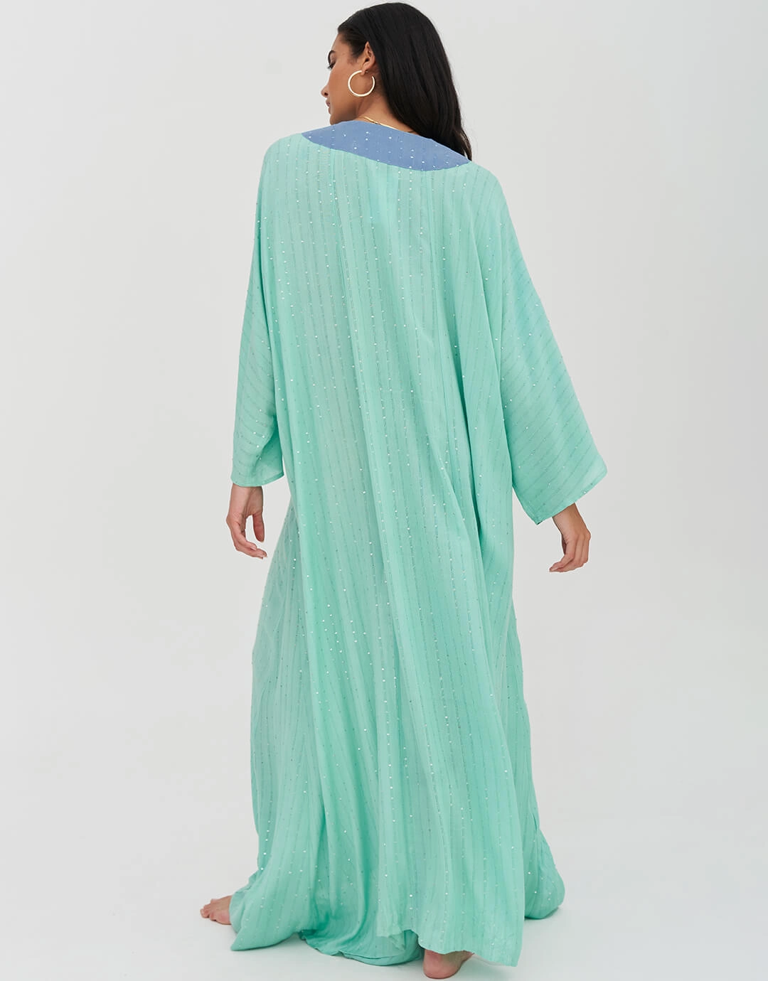Sequin Kimono - Mint