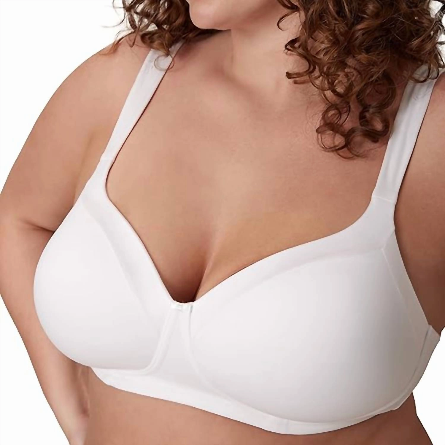 Shape Lined Balconette Wirefree Bra In White