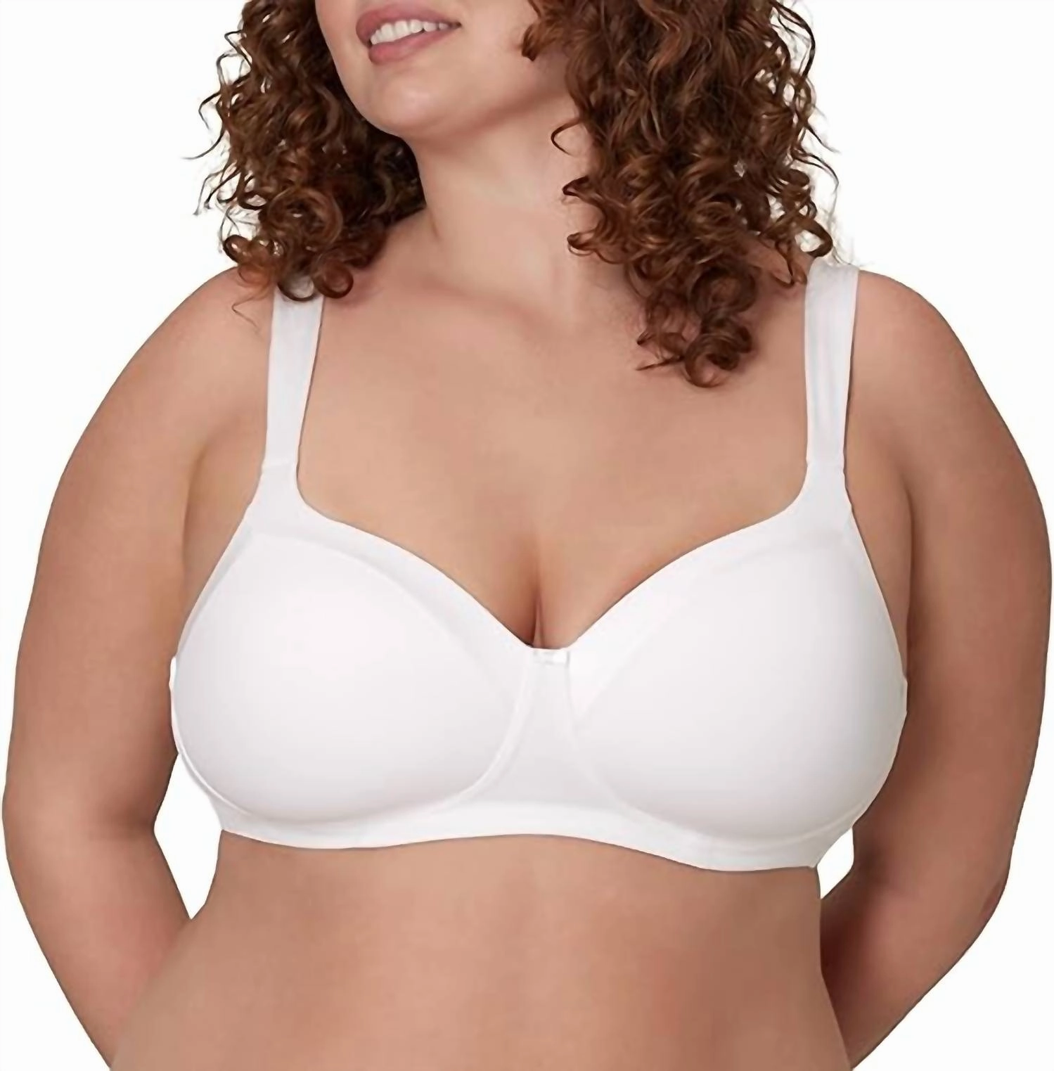 Shape Lined Balconette Wirefree Bra In White