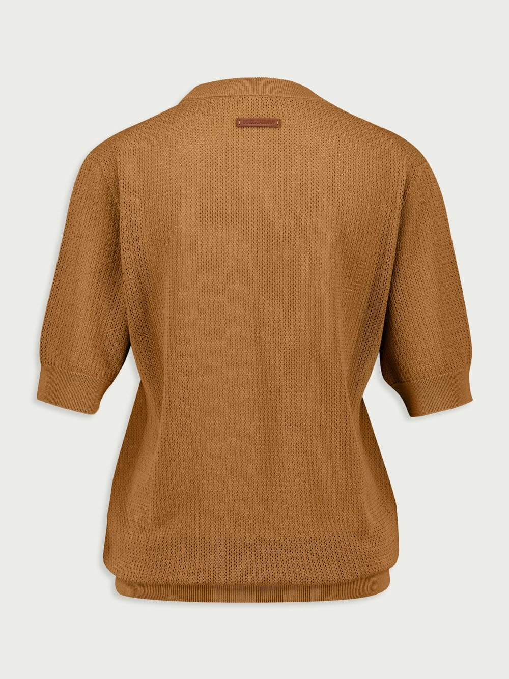 Short-Sleeve Knitted T-Shirt