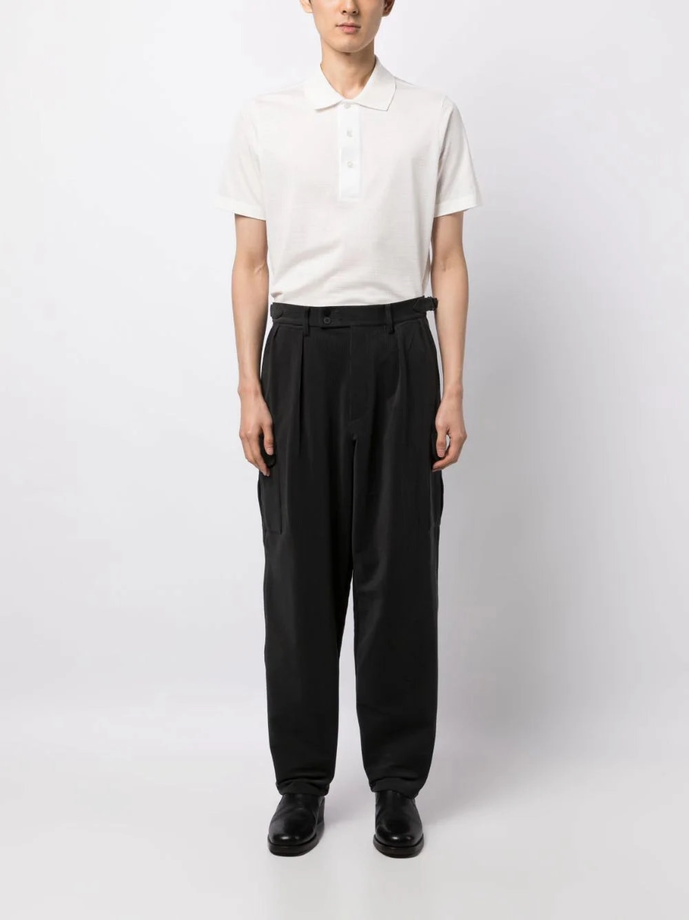 Short-Sleeves Cotton Polo Shirt