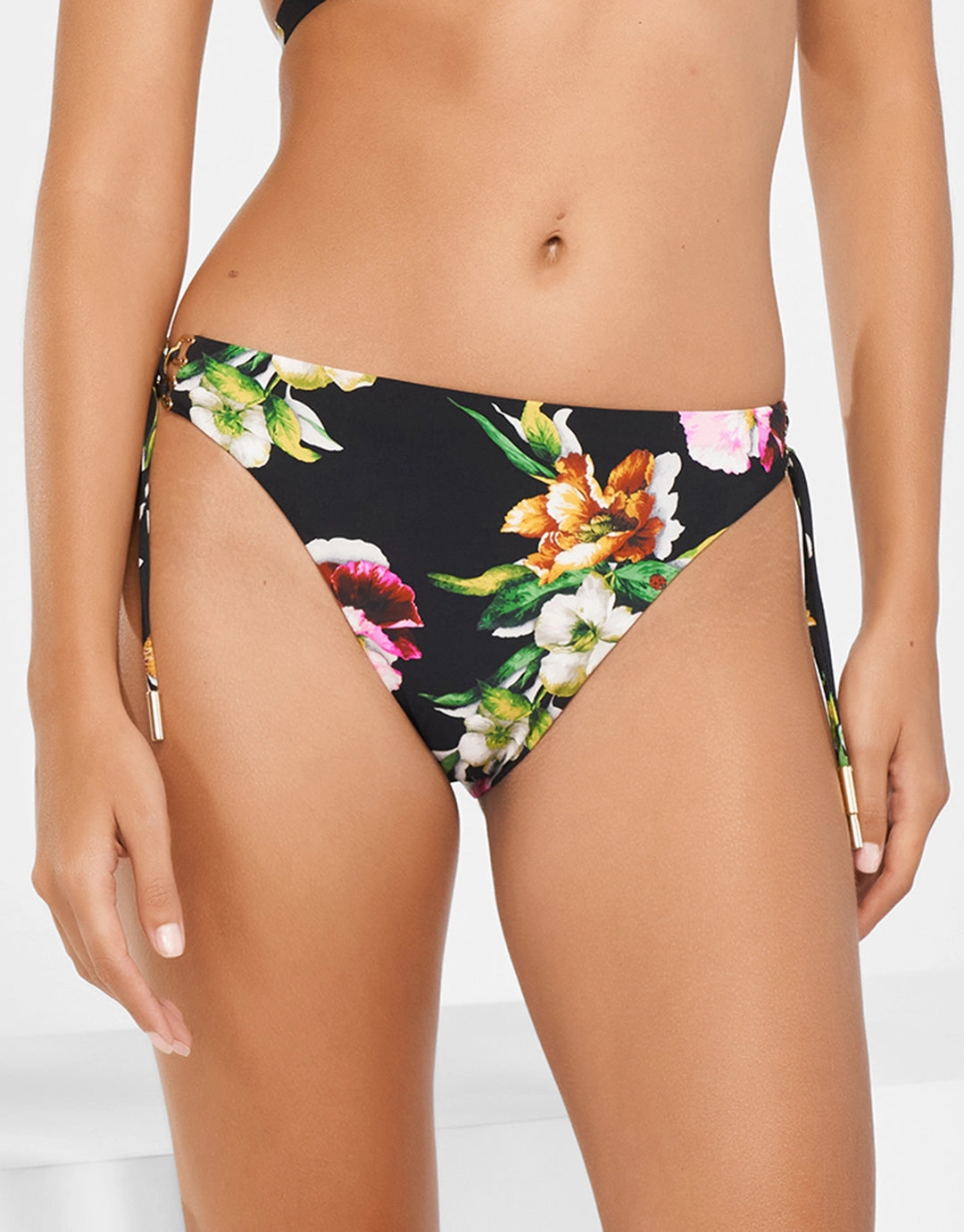 Siciliana Bikini Pant - Black-Brights Swim Womens - sport swimwear clearance