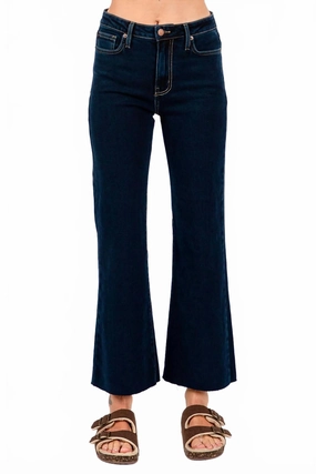 Sicily Scissor Cut Hem Jeans In Dark Indigo womens tailored trousers deal