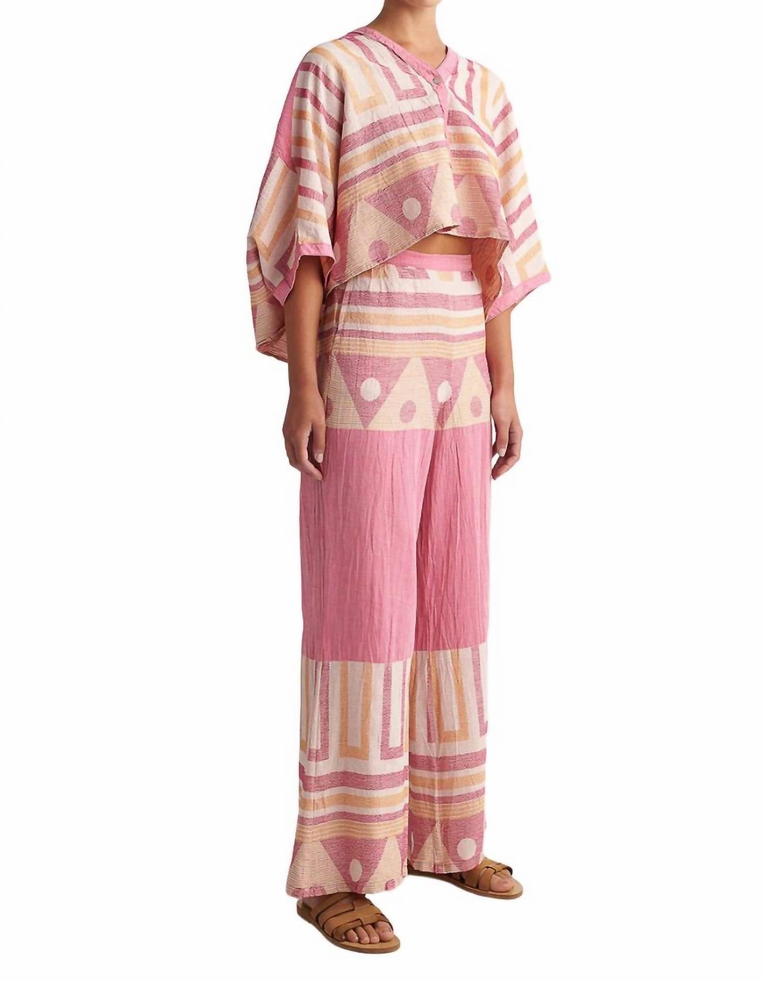 Sifnos Pant In Fuschia