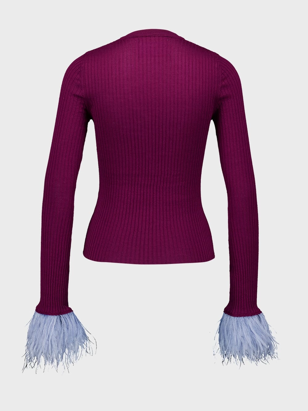 Silk-Cashmere V-Neck Kick Top