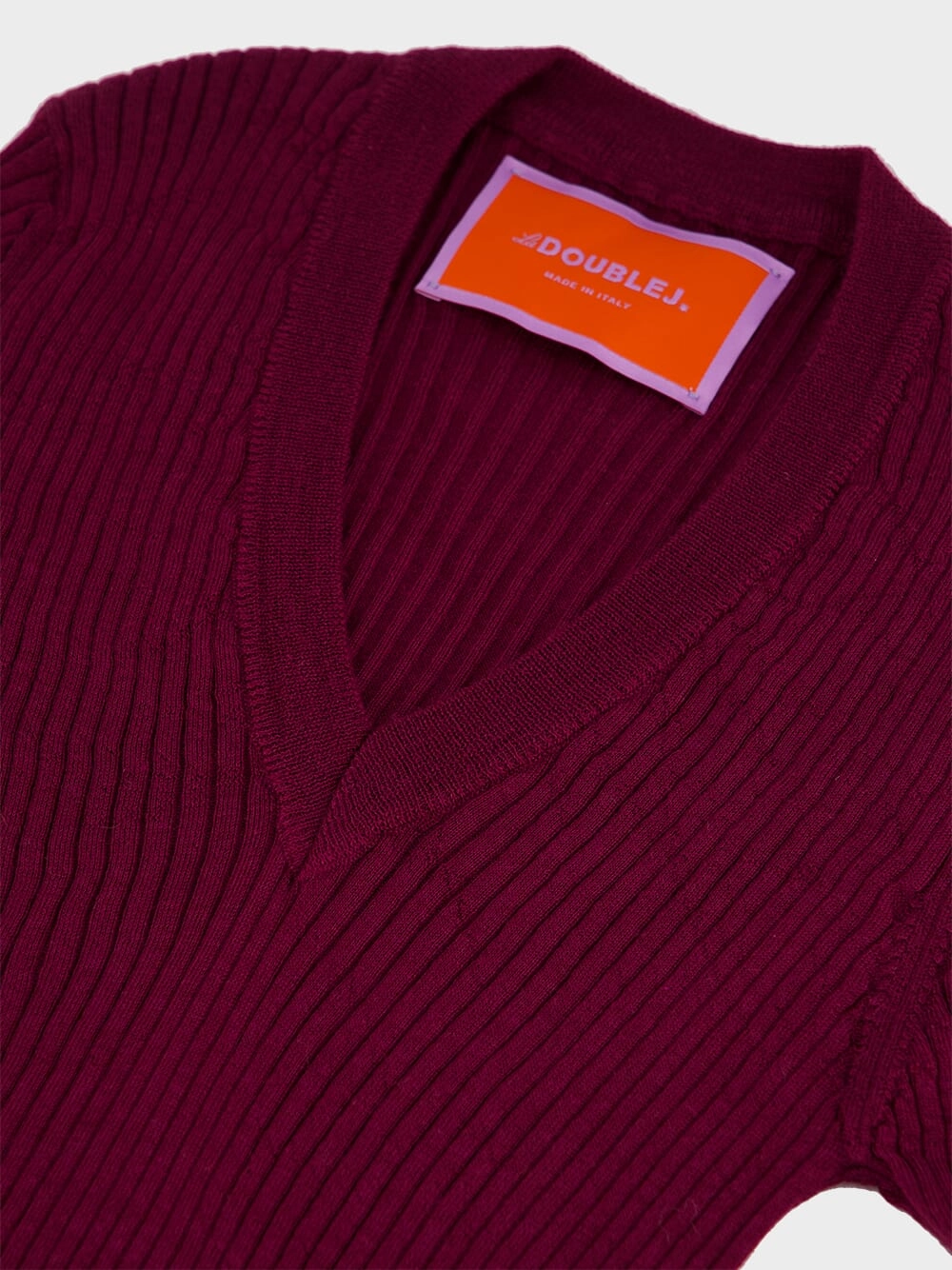 Silk-Cashmere V-Neck Kick Top