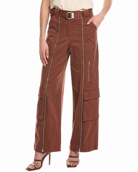 SIMKHAI Fabiana Belted Pant womens palazzo trousers online