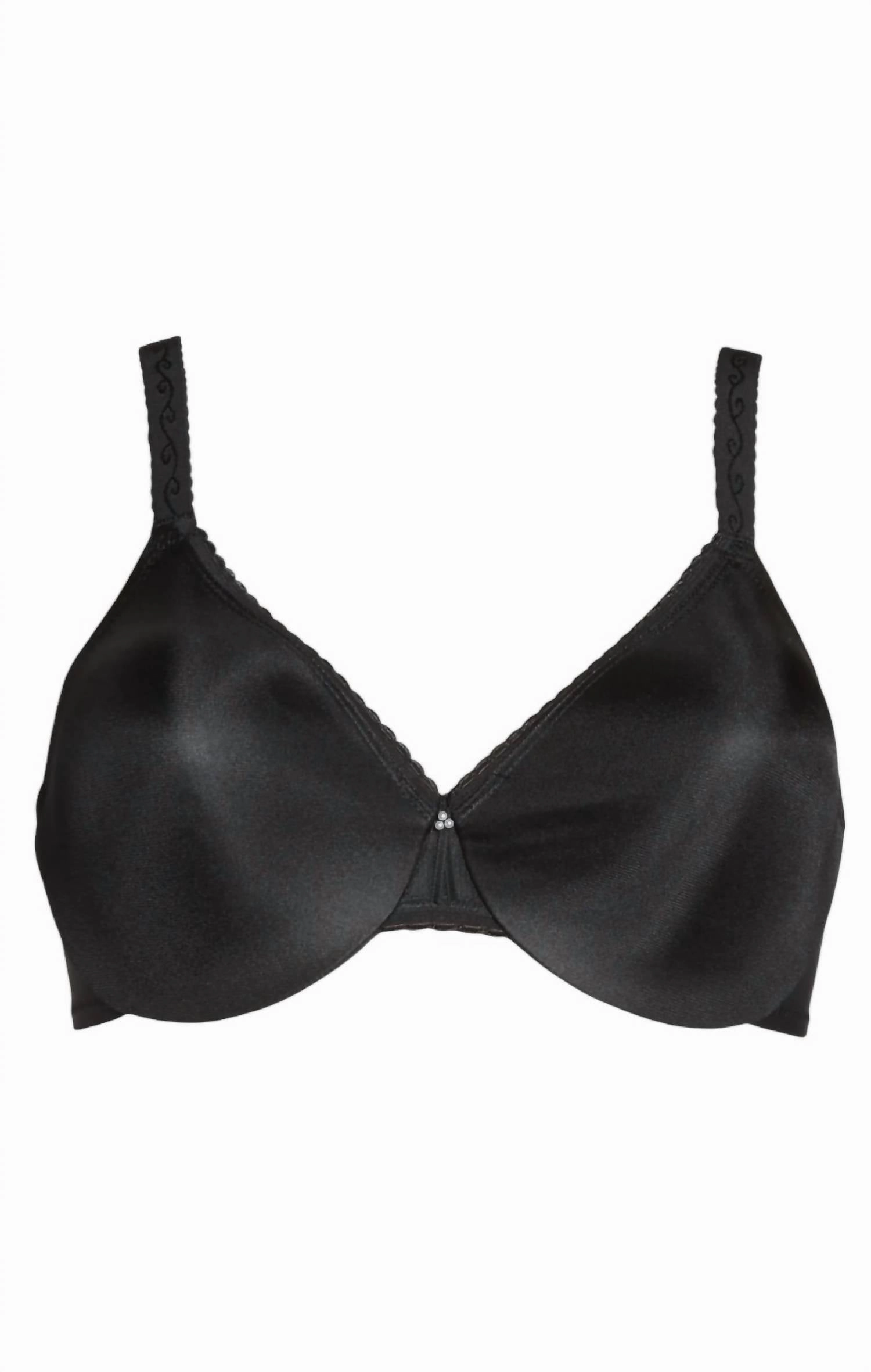 Simple Shaping Minimizer Underwire Bra In Black