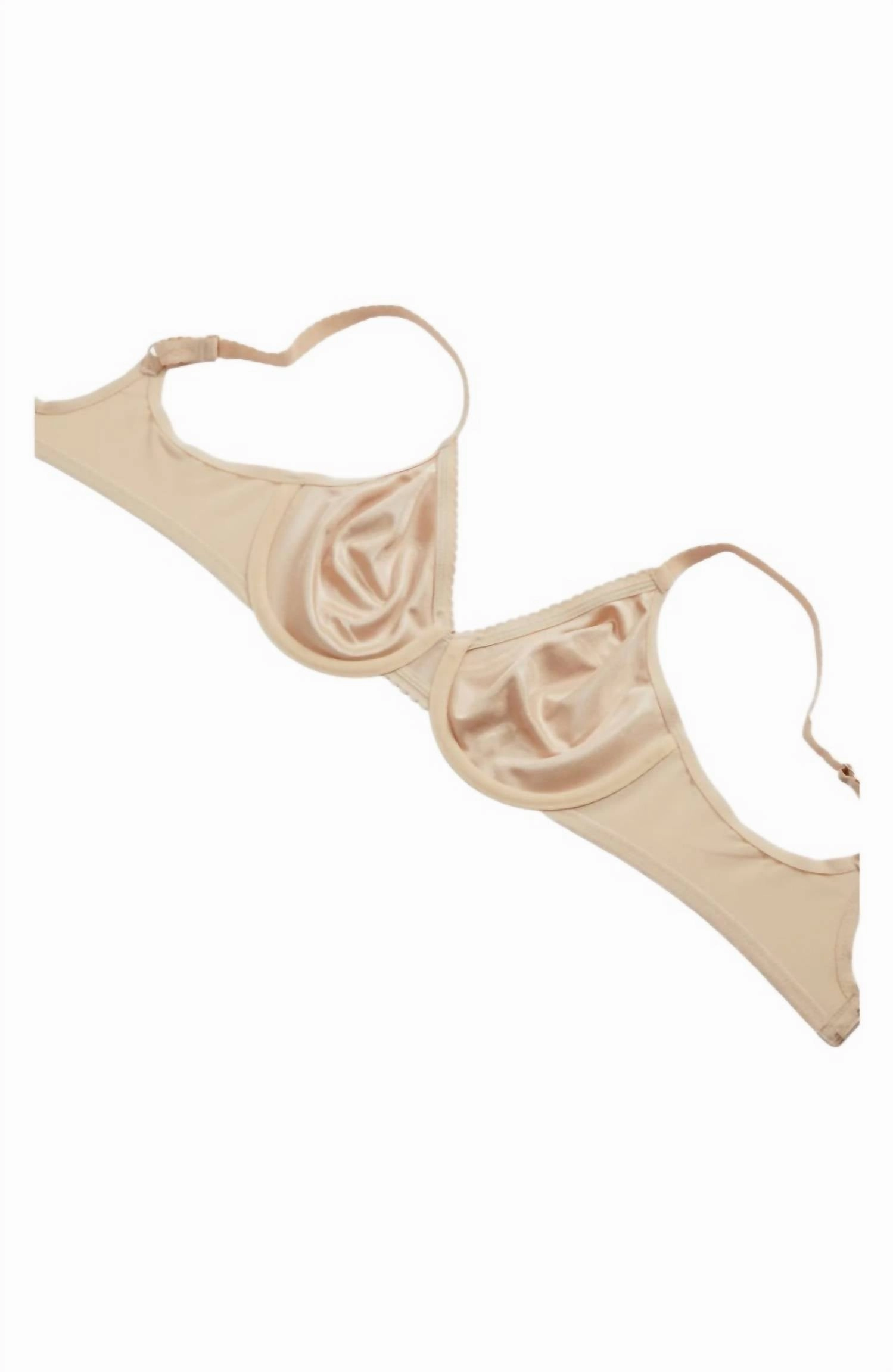 Simple Shaping Minimizer Underwire Bra In Nude