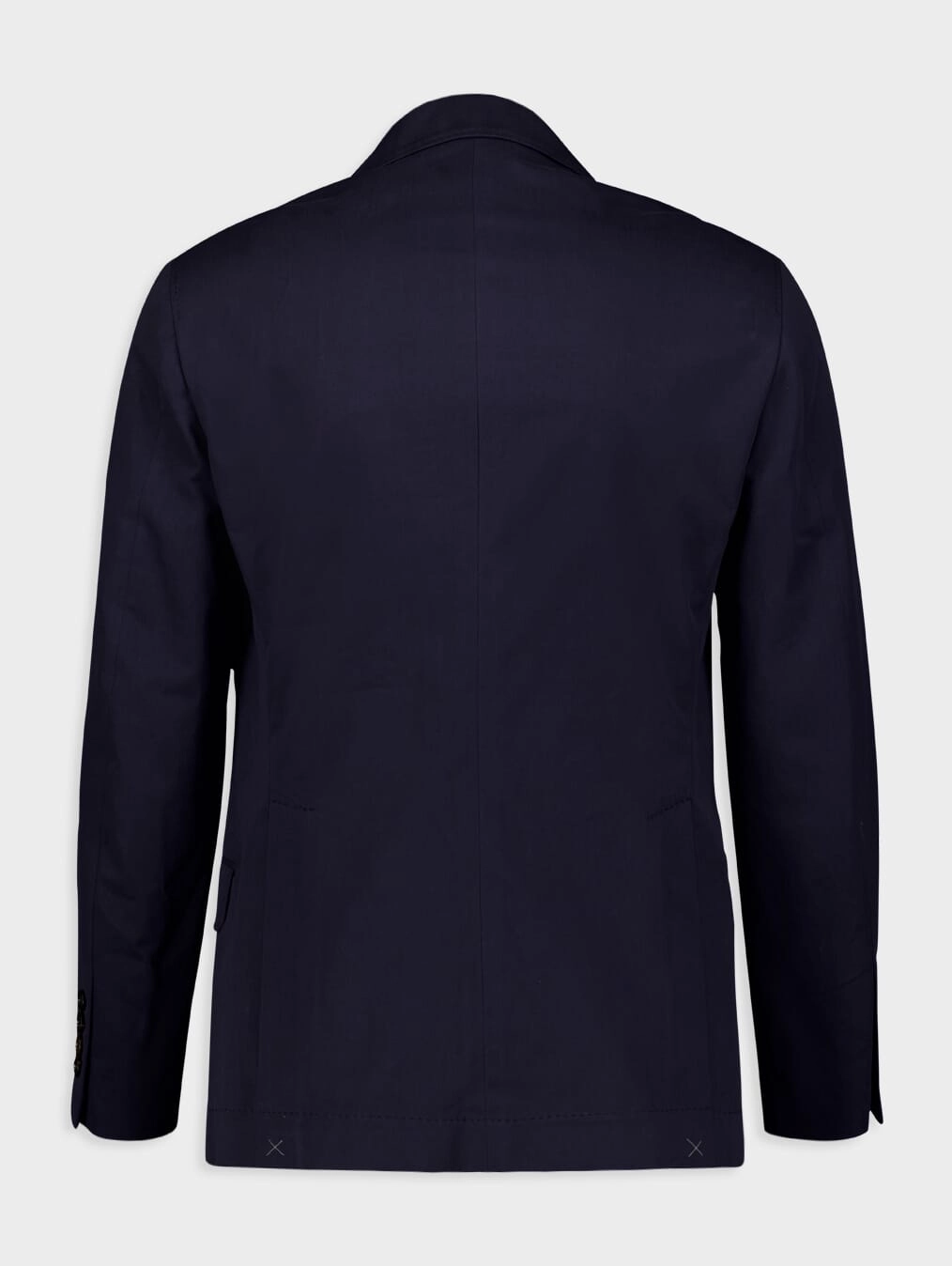Single-Breasted Cotton Blazer