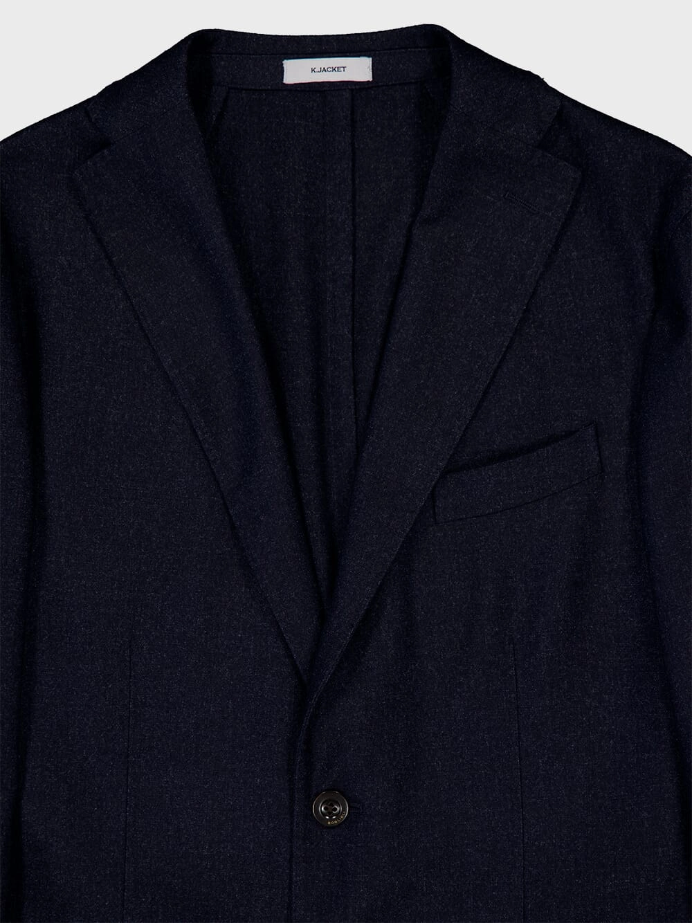 Single-Breasted Wool Jacket