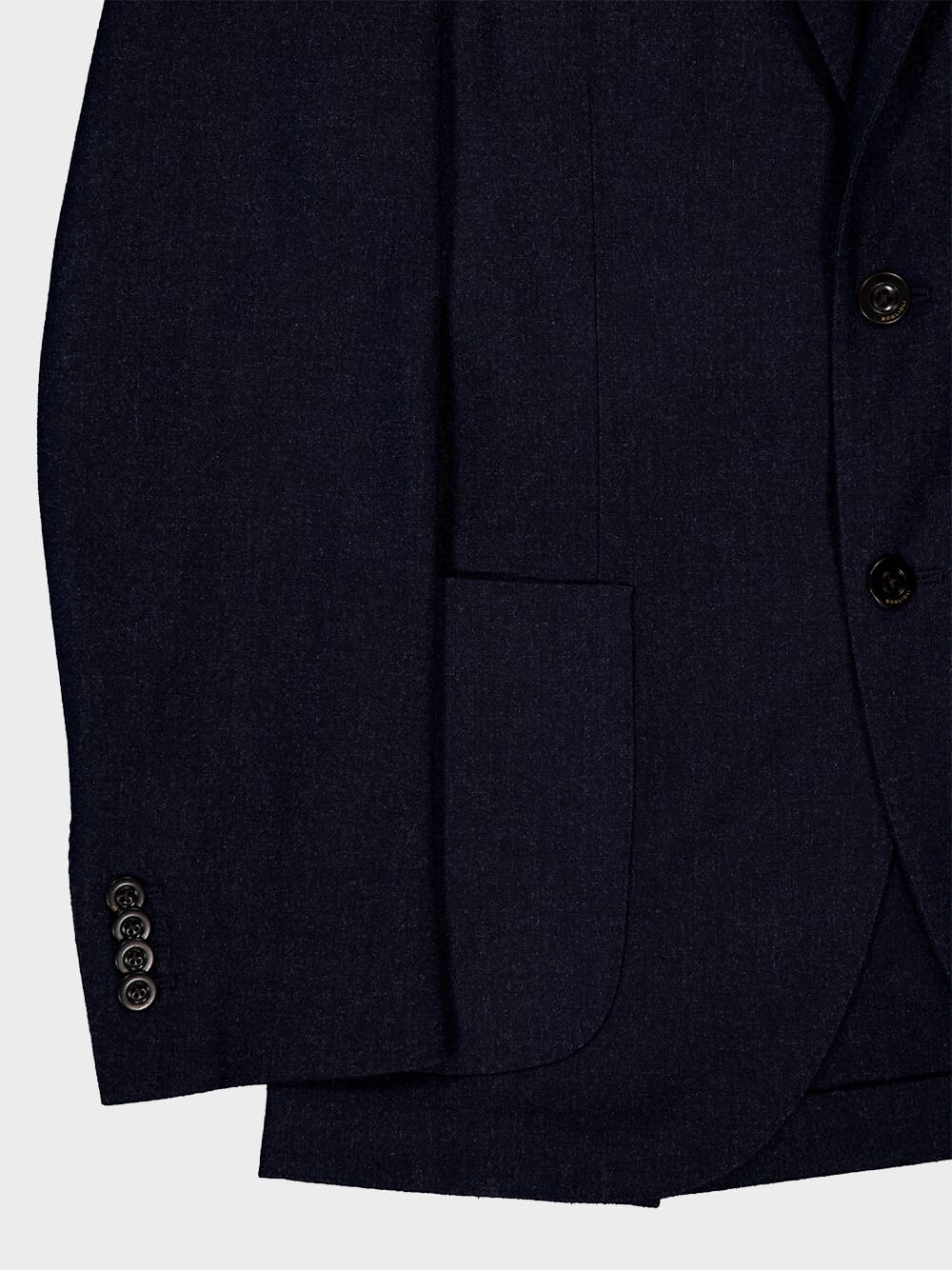 Single-Breasted Wool Jacket