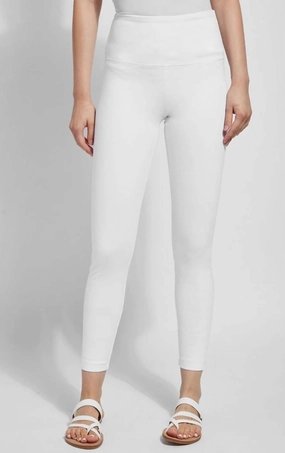 Skinny Denim Legging In White womens trousers outlet