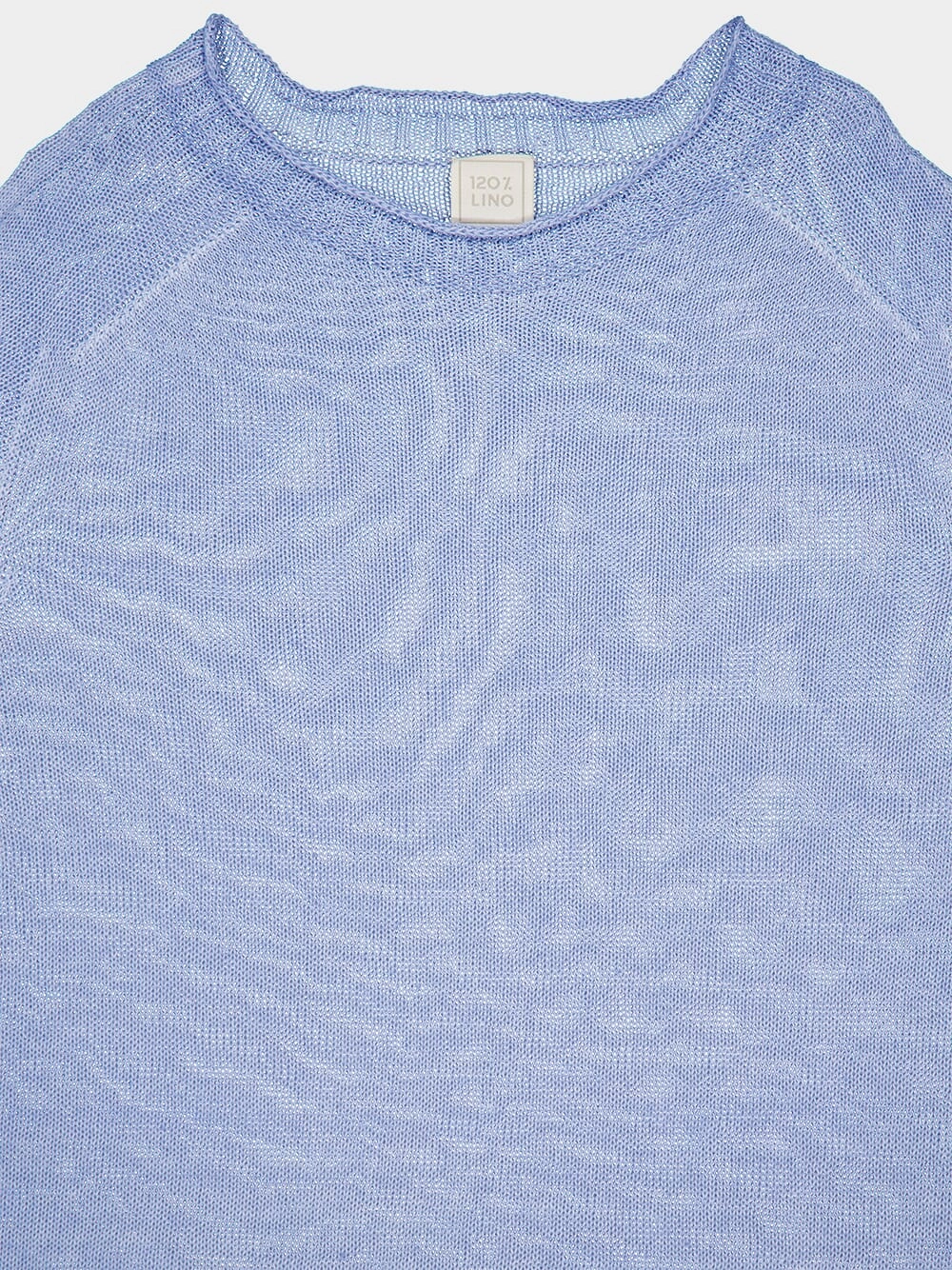 Sky Blue Linen Sweater