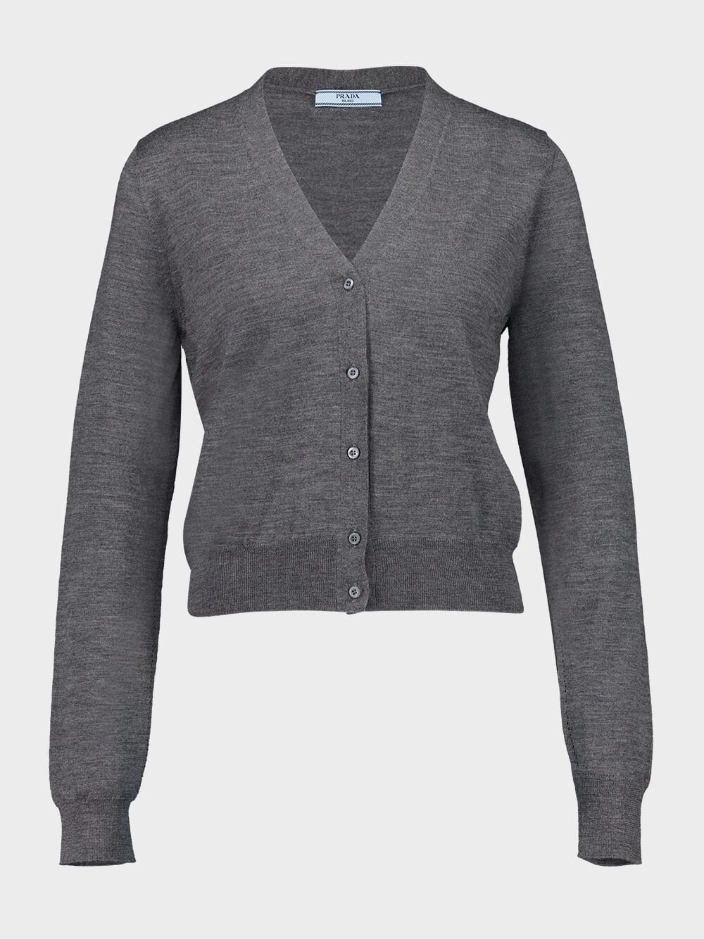 Slate Grey Wool Cardigan Knitwear Womens - women's knitwear cheap
