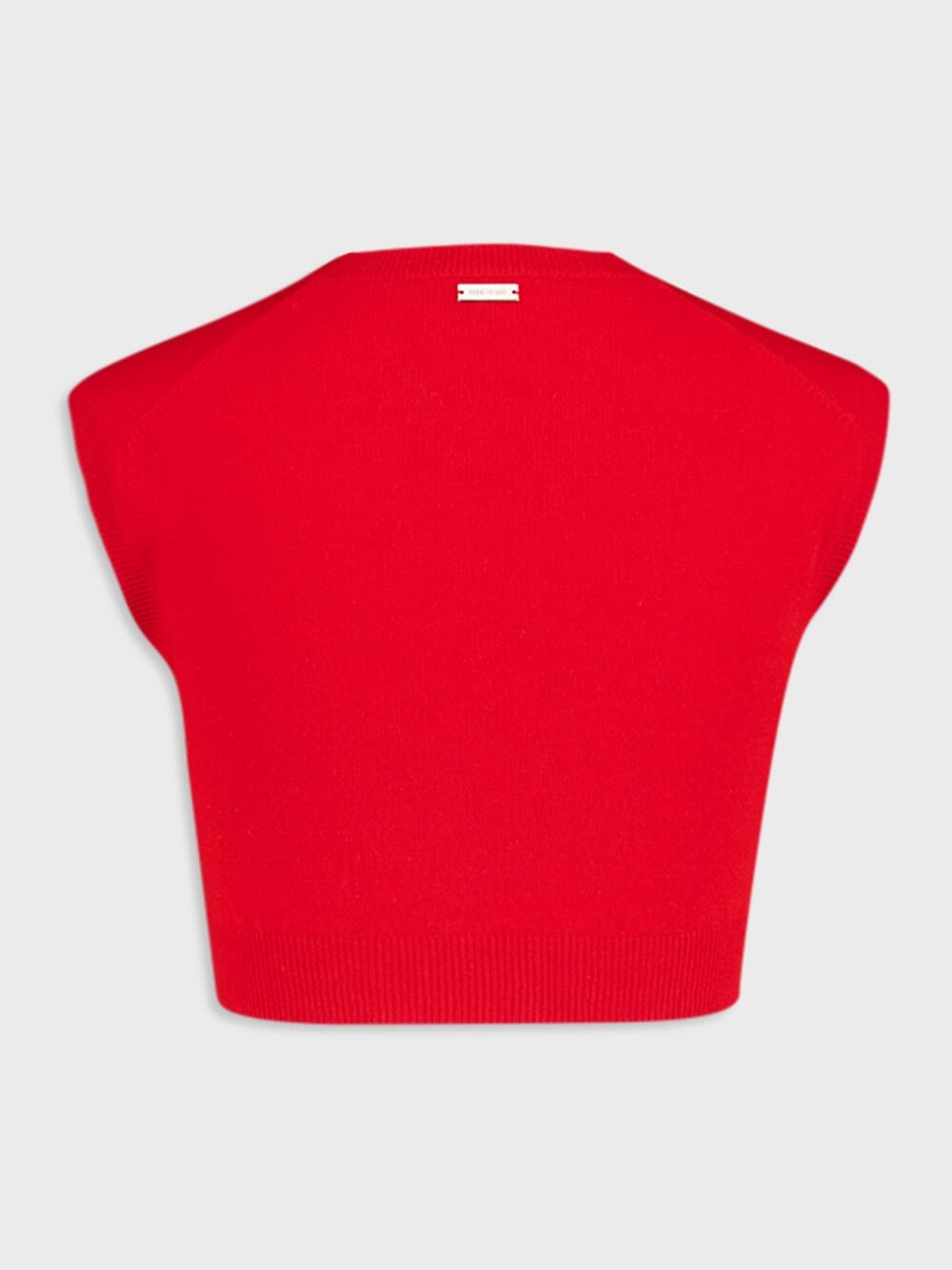 Sleeveless Cashmere Crop Top