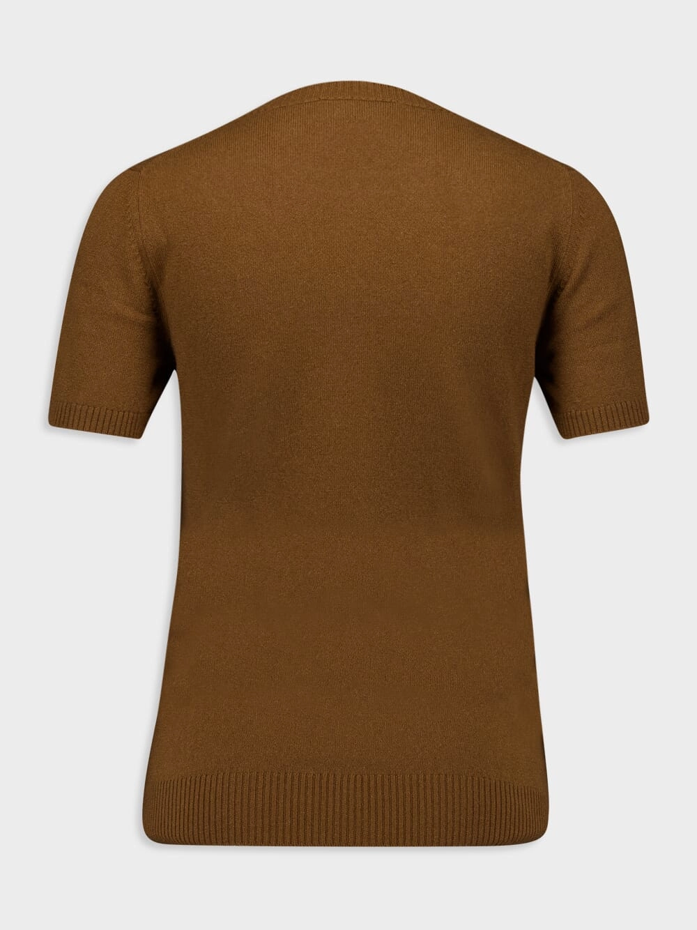Slim-fit Brown Cashmere Sweater