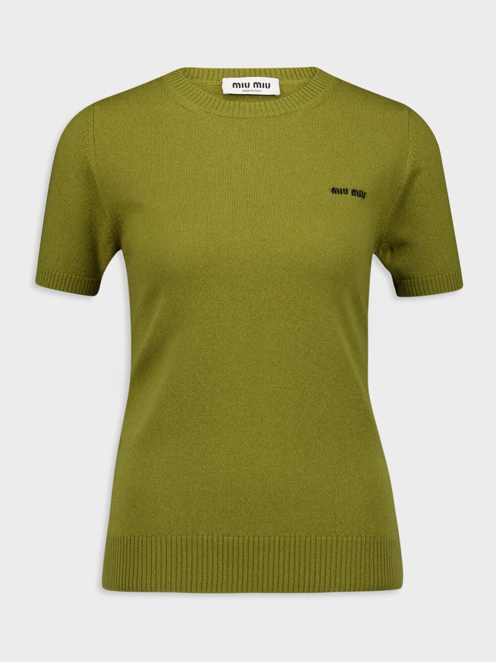 Slim-fit Green Cashmere Sweater Knitwear Womens - women's knitwear cheap