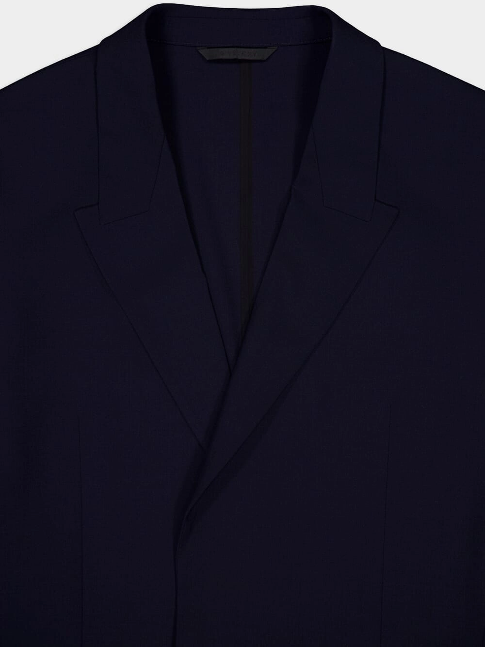 Slim fit jacket in wool