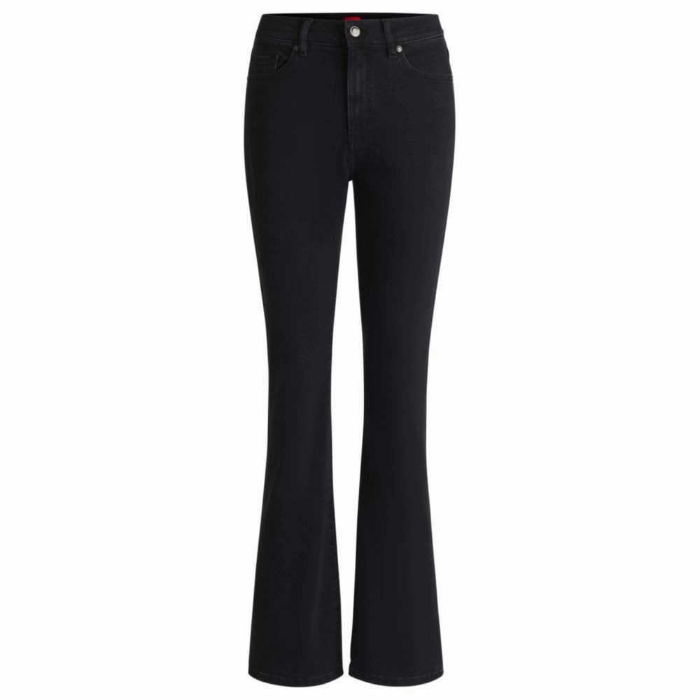 Slim-fit jeans in black stretch denim womens parachute pants cheap