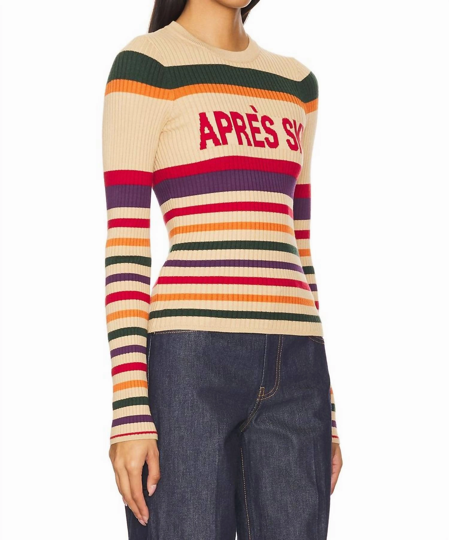 Slopes Sweater In Apres Ski Stripe
