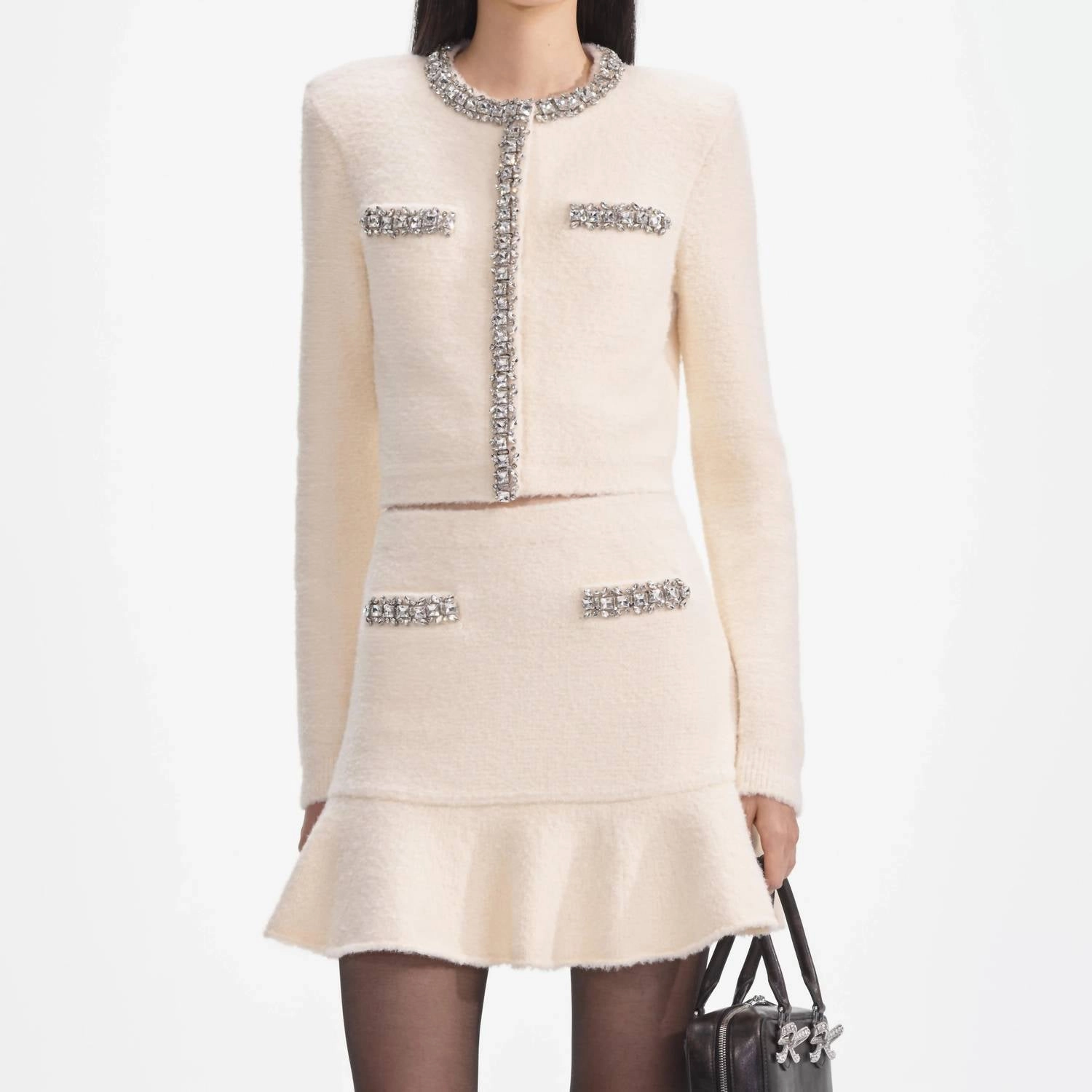 Soft Knit Cardigan In Cream Tops Womens - halter tops sale