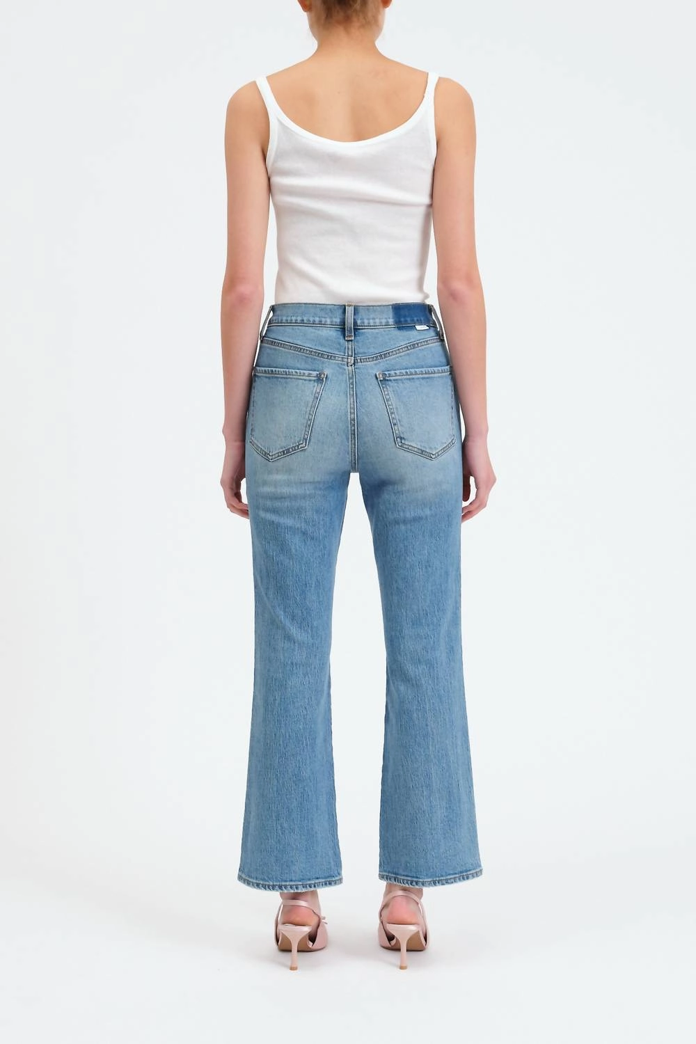 Soho High Rise Ankle Flare Jeans In All Mine Vintage