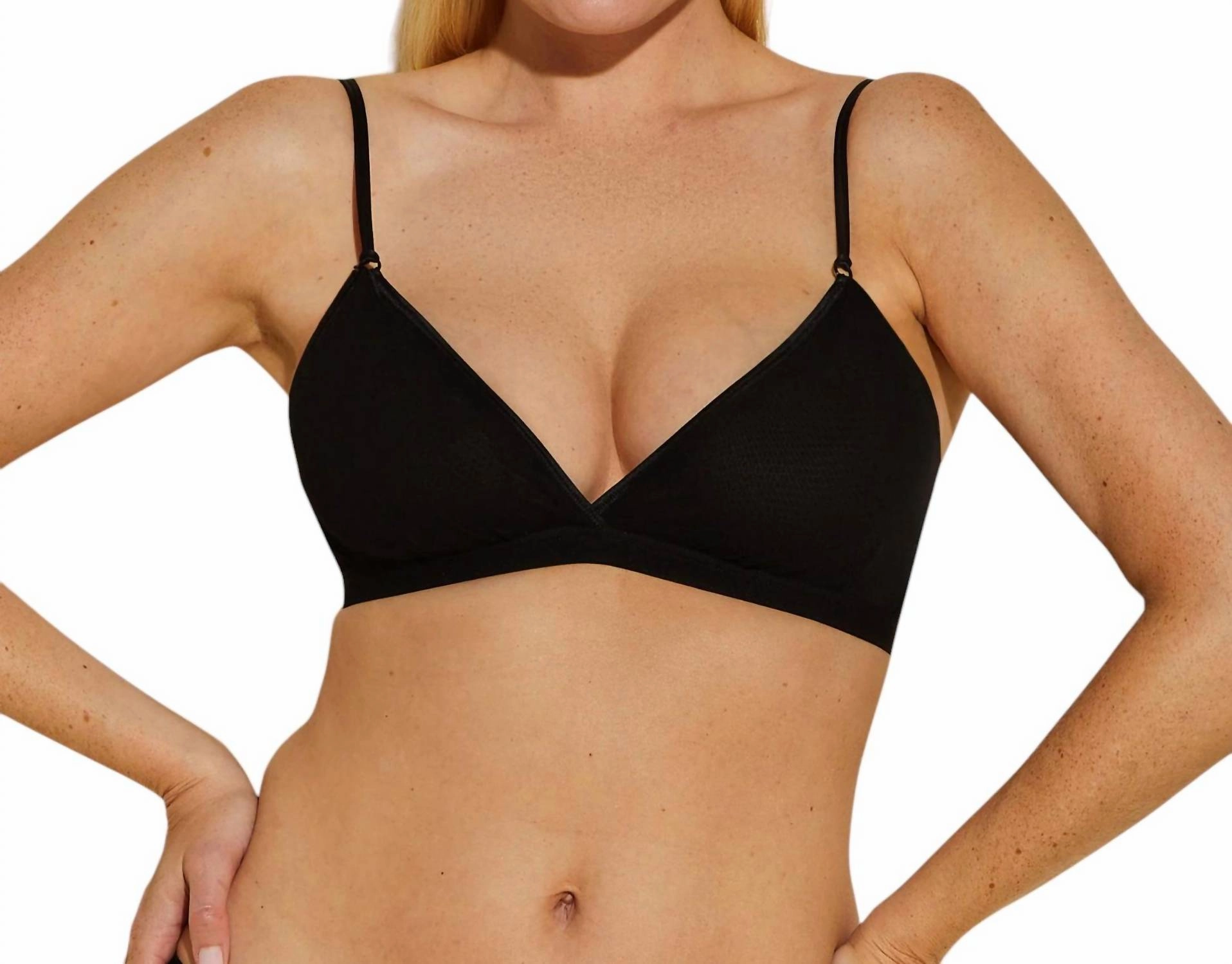 Soir Confidence Bralette In Black