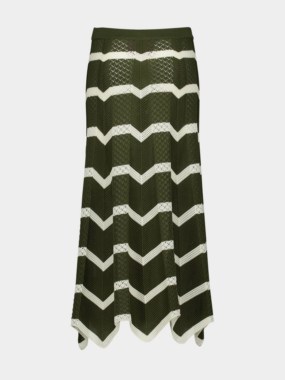 Solid Camouflage Chevron Skirt