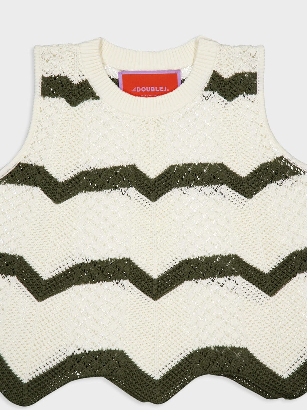 Solid Camouflage Chevron Top