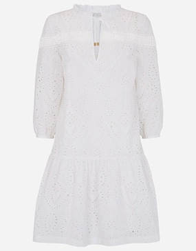 Solta Broderie Anglaise Dress - White Swim Womens - swimwear sale