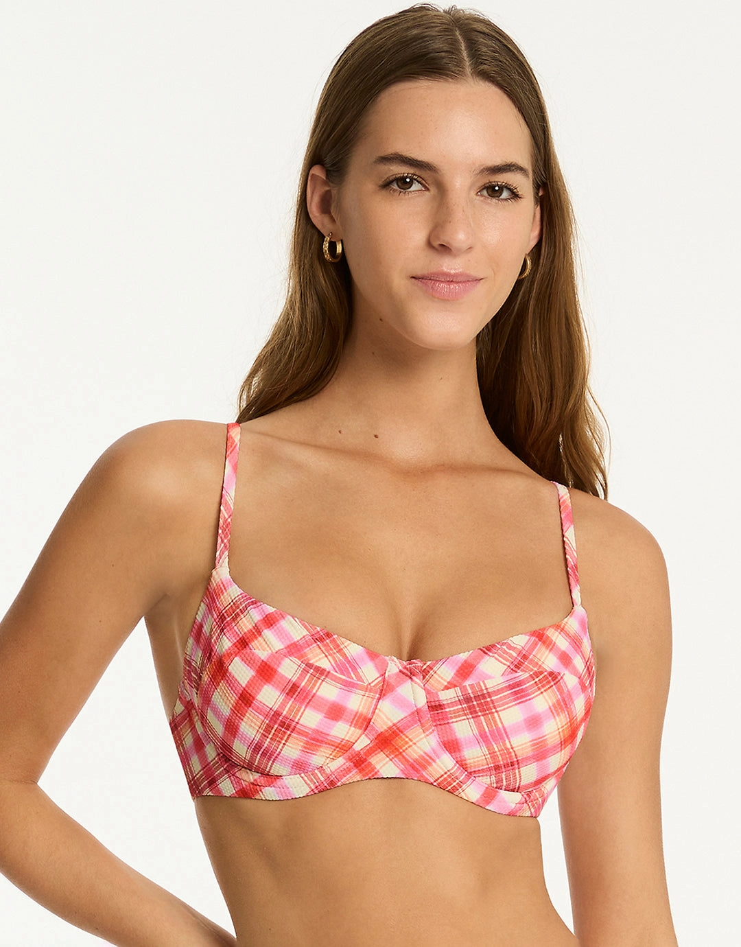Somerset Balconette Bikini Top - Pink Swim Womens free shipping