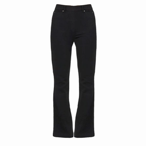 SPANX Women's Flare Denim Jeans Pants Clean Black womens yoga pants sale