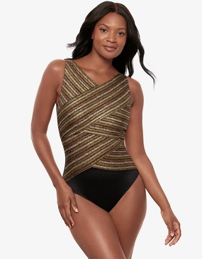 Sparkle Sands Brio Swimsuit - Black Multi Swim Womens free shipping