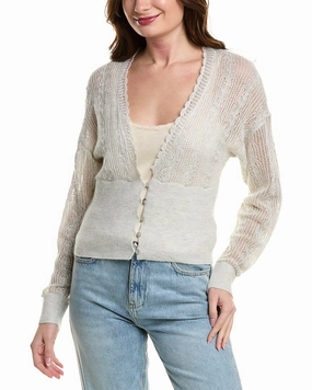 Splendid Lola Lurex Wool-Blend Sweater Tops Womens - silk tops clearance